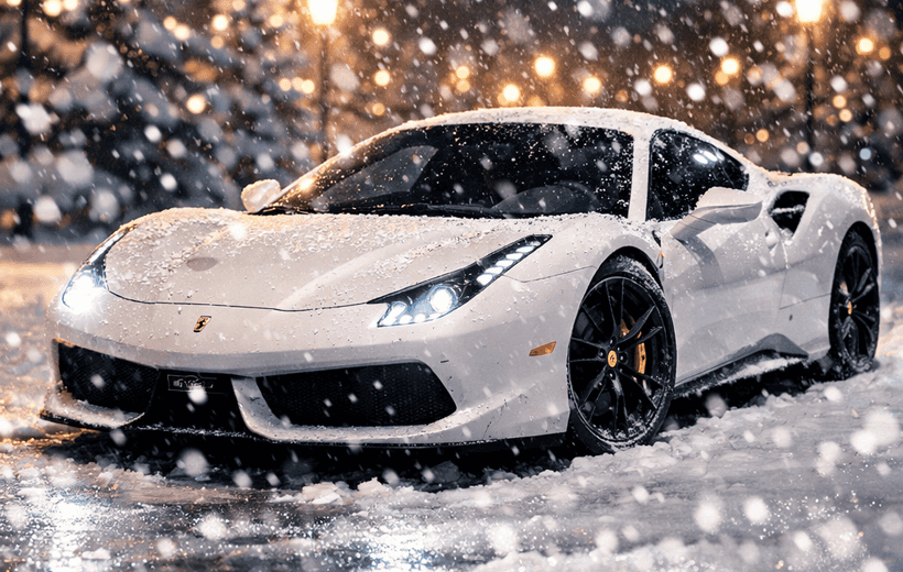Luxury Cars in Winter